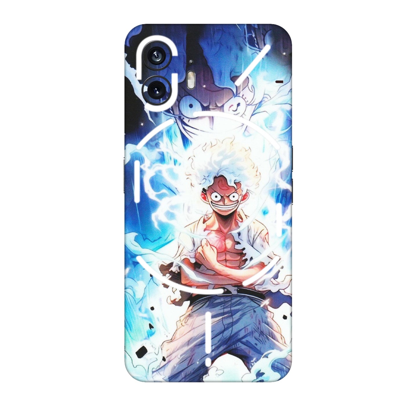 Nothing Phone Skins (All Models) - Blue Thunder Luffy Anime - Matte Finish (M-132) Nothing Phone 2