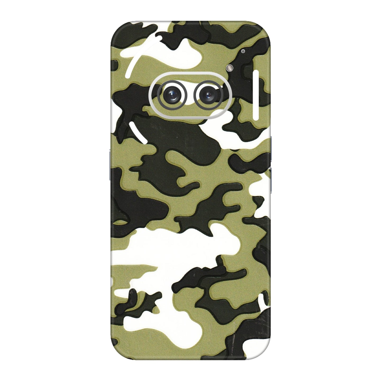 Nothing Phone Skins (All Models) - Camouflages White And Green - 3D Embossed Finish (L-243) Nothing Phone 2A