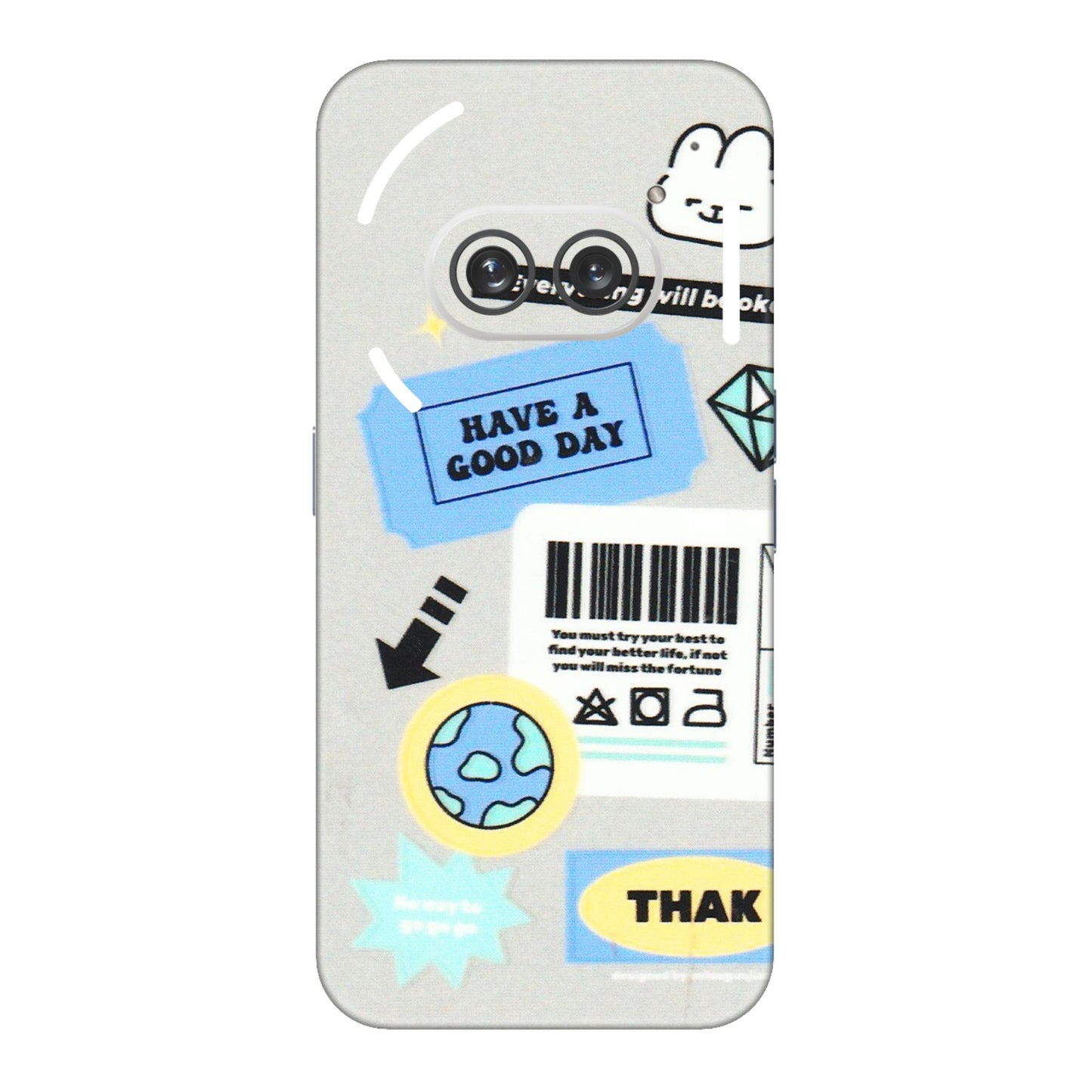 Nothing Phone Skins (All Models) - Will Be Okay Design - 3D Embossed Finish (L-316) Nothing Phone 2A