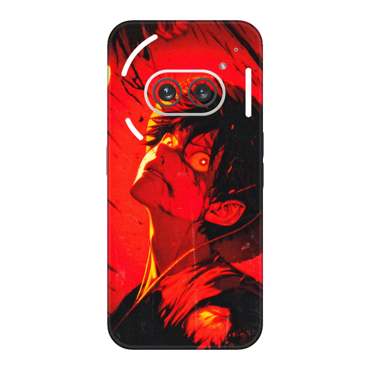 Nothing Phone Skins (All Models) - D.Luffy Power Up One Piece Anime - 3D Embossed Finish (L-326) Nothing Phone 2A