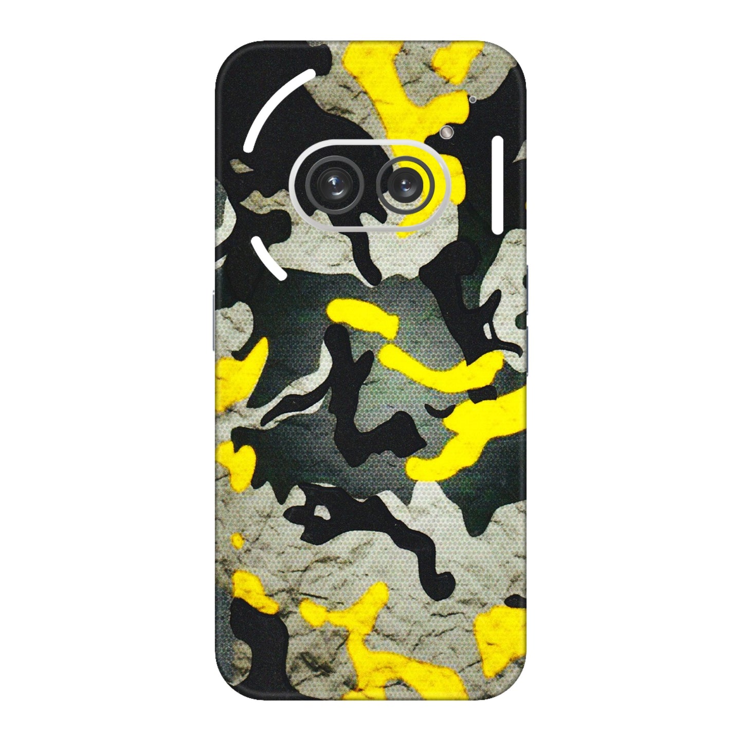 Nothing Phone Skins (All Models) - Yellow Camouflage - 3D Embossed Finish (L-61) Nothing Phone 2A