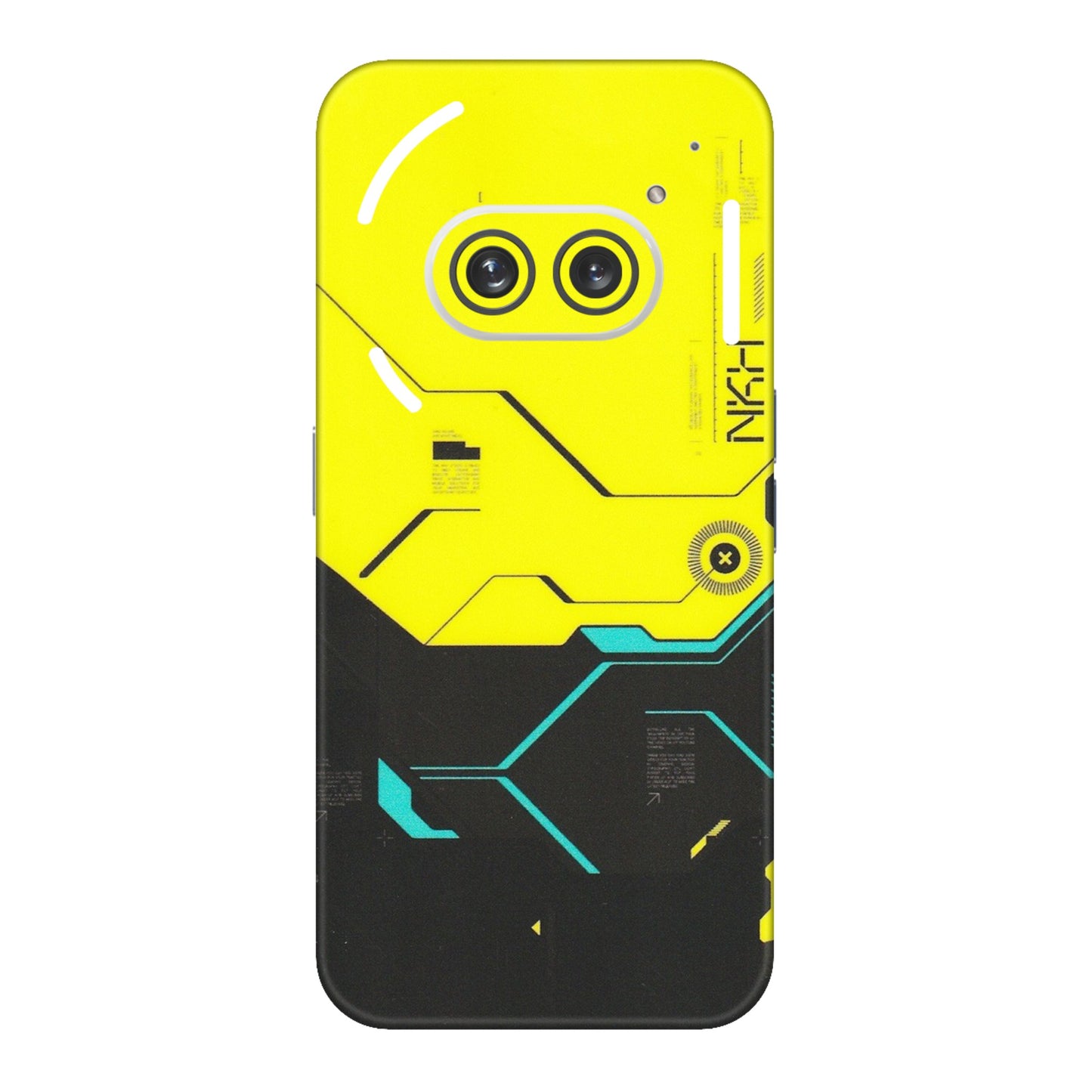 Nothing Phone Skins (All Models) - Black Yellow Technica - Matte Finish (M-53) Nothing Phone 2A