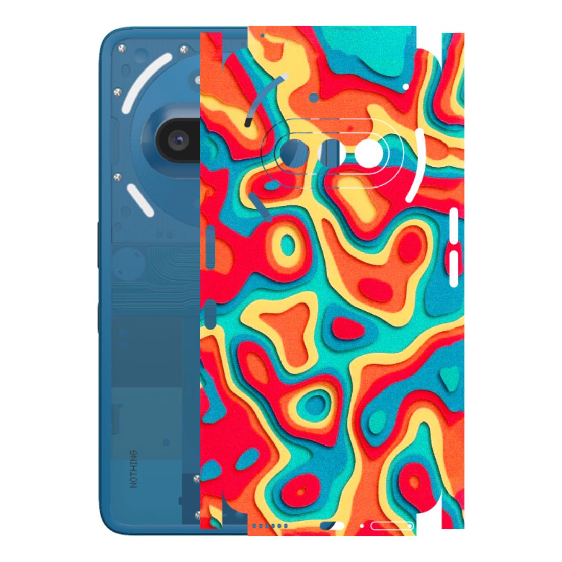Nothing Phone Skins (All Models) - Abstract Swirl - 3D Embossed Finish (L-150) Nothing Phone 3A