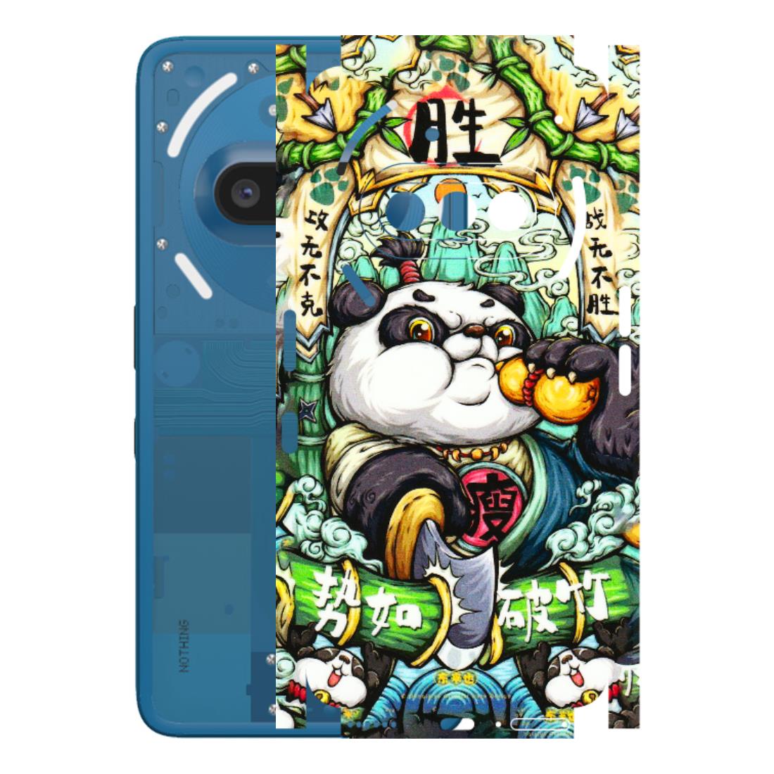 Nothing Phone Skins (All Models) - Royal Rich Panda - 3D Embossed Finish (L-170) Nothing Phone 3A