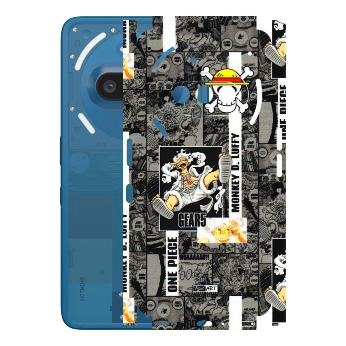 Nothing Phone Skins (All Models) - Cuffy Anime MonkeyCamic - 3D Embossed Finish (L-242) Nothing Phone 3A