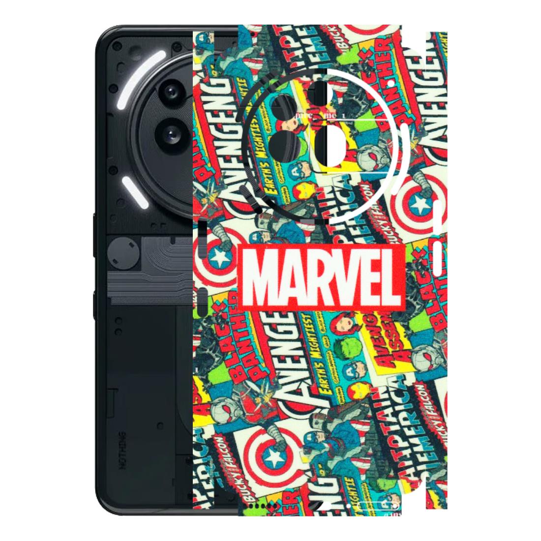 Nothing Phone Skins (All Models) - Marvel Comic Lover - Matte Finish (M-30) Nothing Phone 3A Pro
