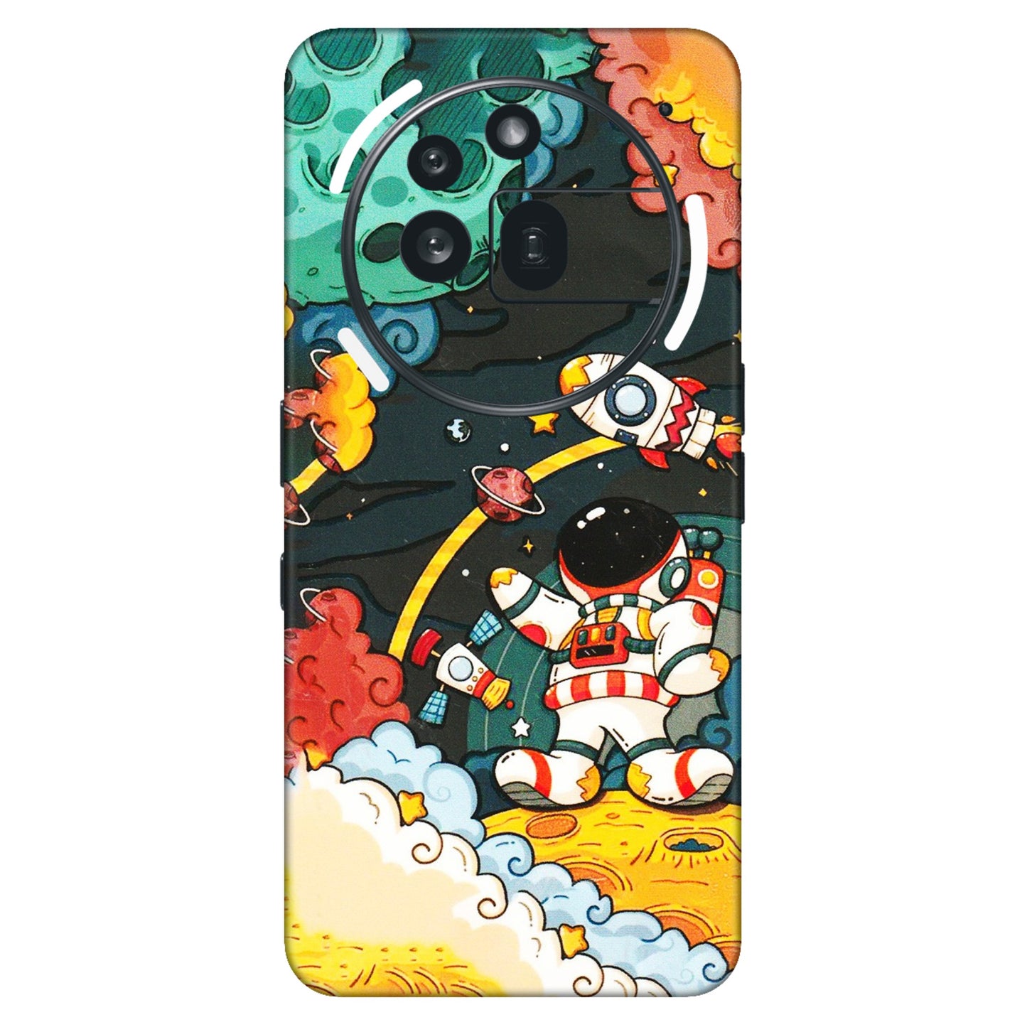 Nothing Phone Skins (All Models) - Astronauts & Spaceship - 3D Embossed Finish (L-145) Nothing Phone 3A Pro