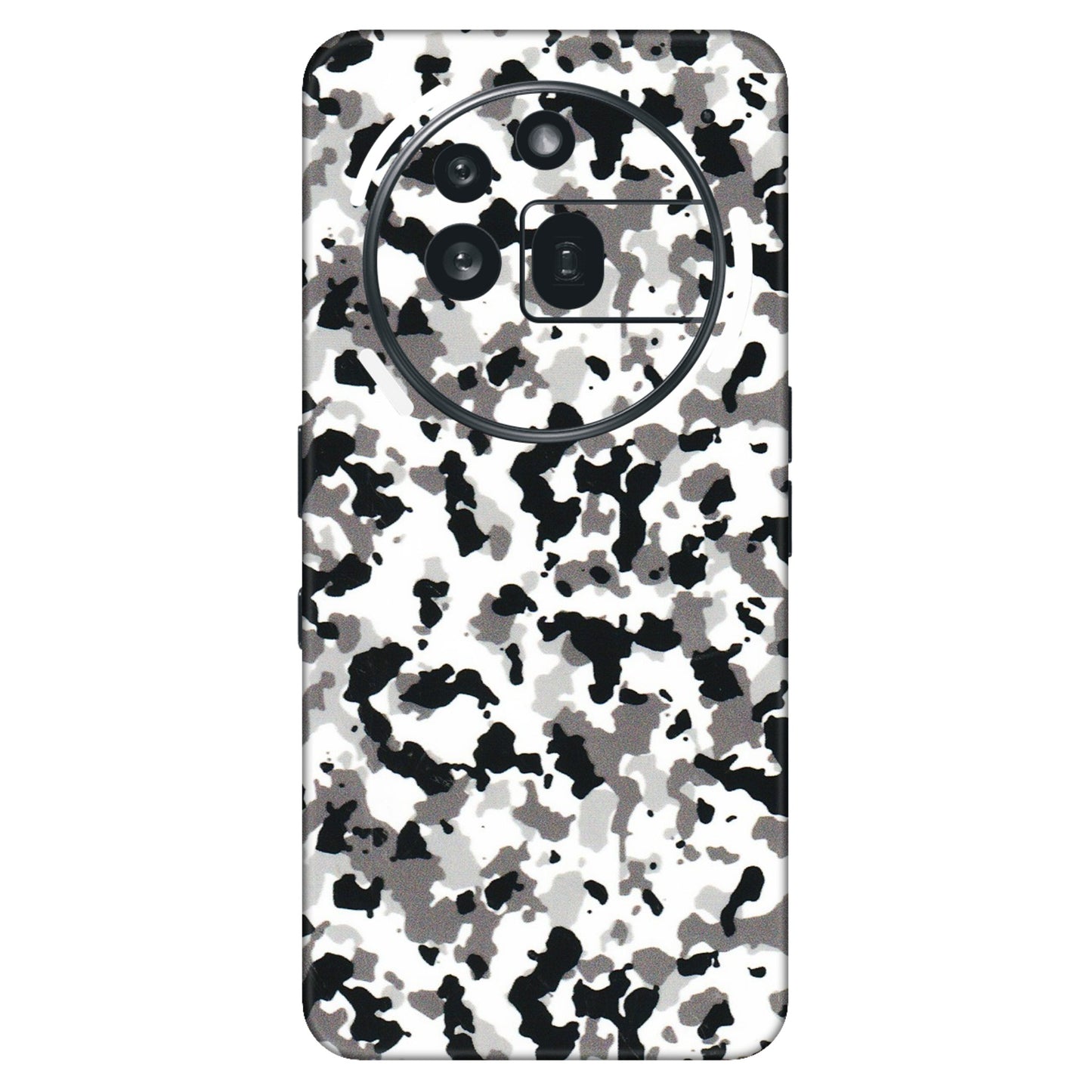 Nothing Phone Skins (All Models) - White Black Camouflage - 3D Embossed Finish (L-18) Nothing Phone 3A Pro