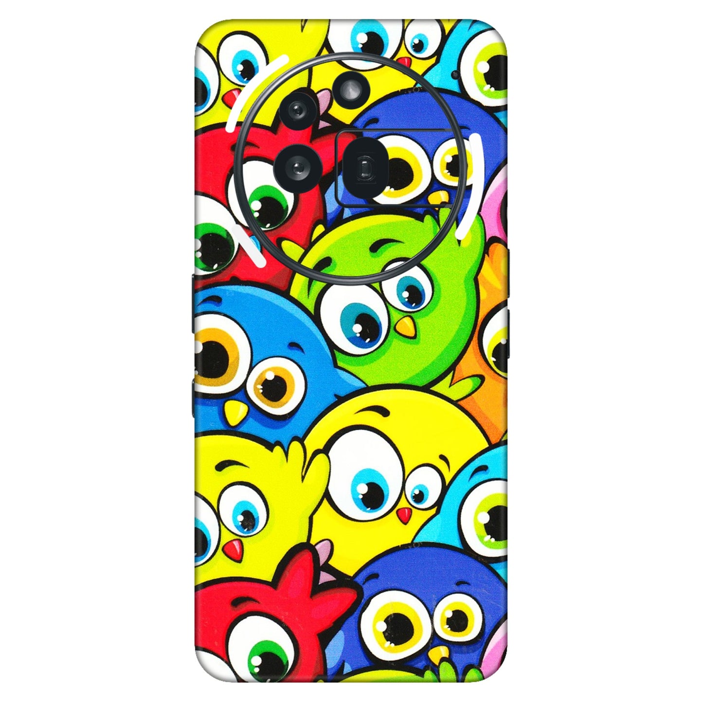 Nothing Phone Skins (All Models) - Cute Fluffy Birds - 3D Embossed Finish (L-213) Nothing Phone 3A Pro