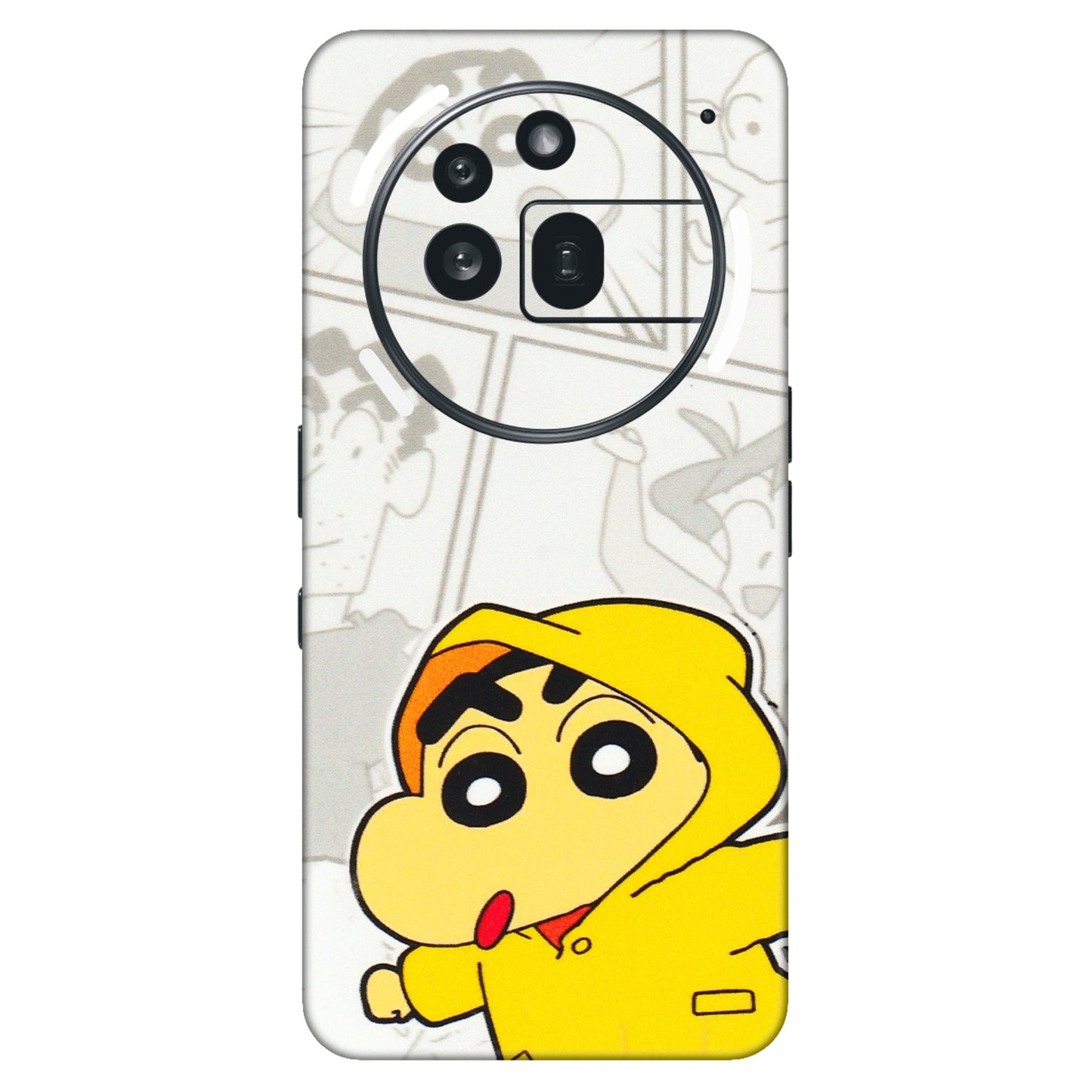 Nothing Phone Skins (All Models) - Yellow Shinchan Comic - 3D Embossed Finish (L-246) Nothing Phone 3A Pro