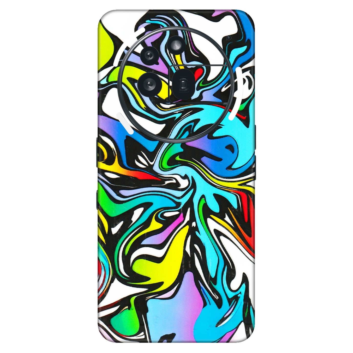 Nothing Phone Skins (All Models) - Abstract Colour Paints Latest - 3D Embossed Finish (L-271) Nothing Phone 3A Pro
