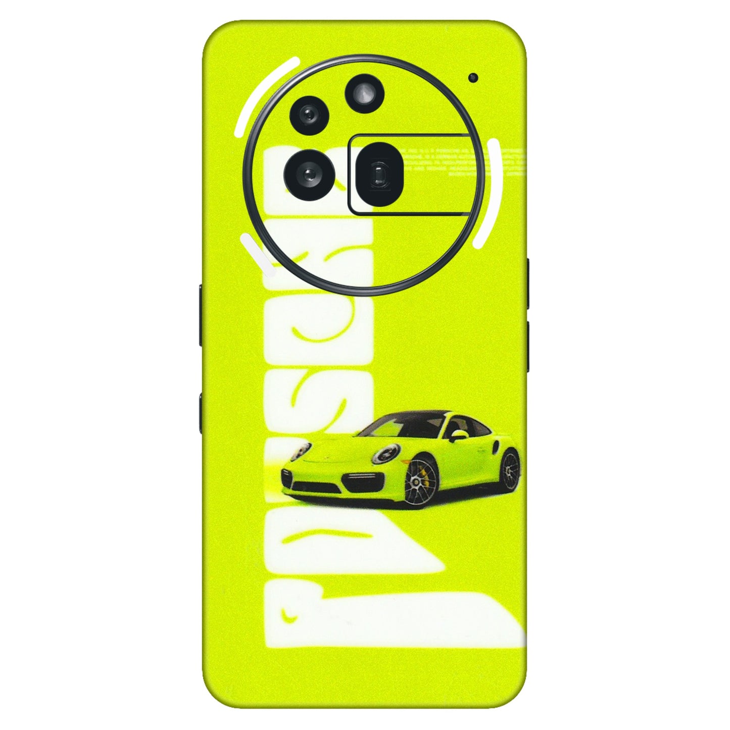 Nothing Phone Skins (All Models) - Lime Green Porche - 3D Embossed Finish (L-30) Nothing Phone 3A Pro