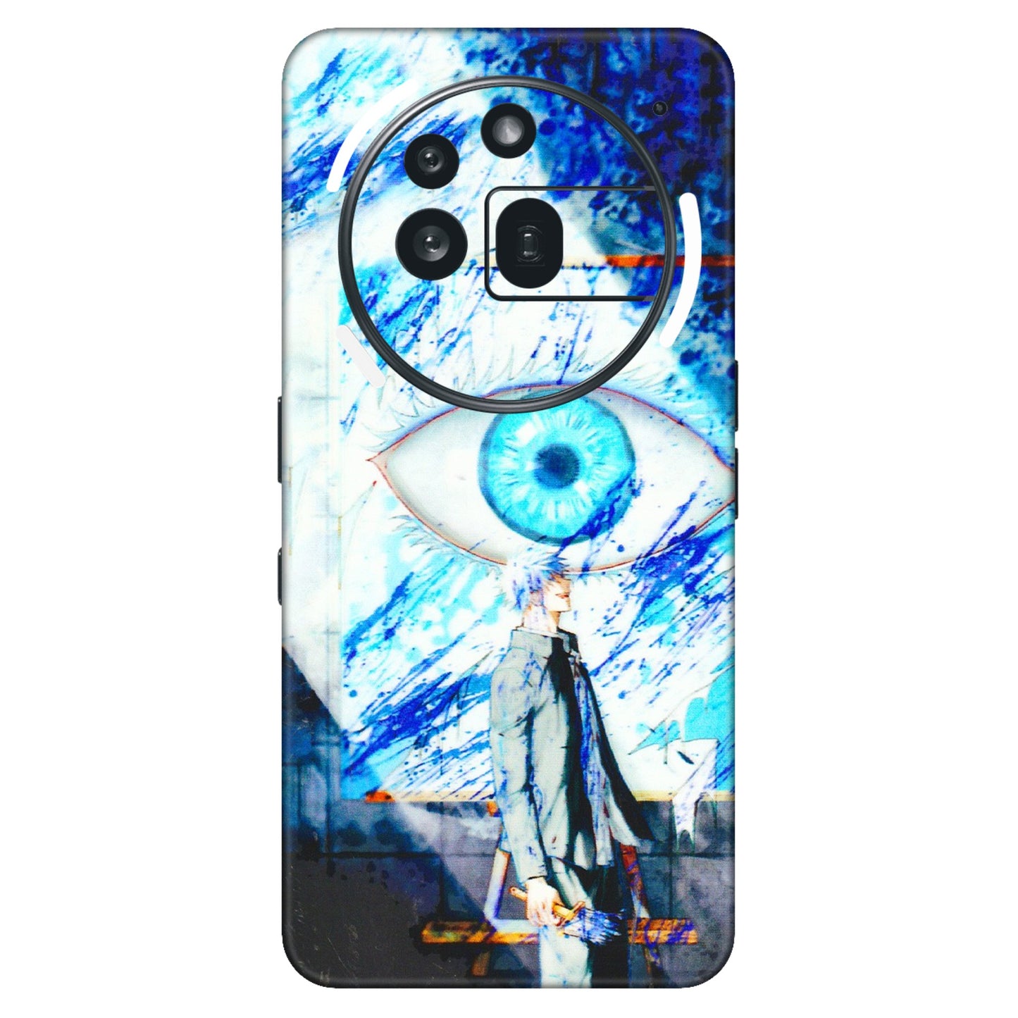 Nothing Phone Skins (All Models) - Anime Sea Blue Eye - 3D Embossed Finish (L-318) Nothing Phone 3A Pro