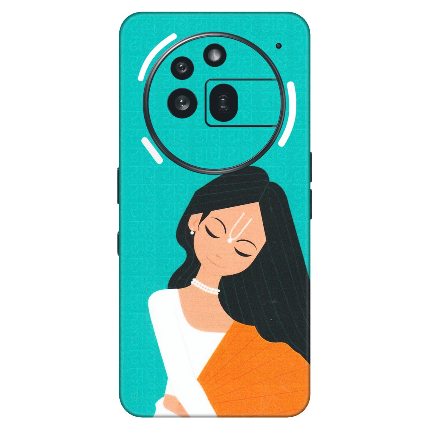 Nothing Phone Skins (All Models) - Radhe Radhe With Hindu Symbol - Matte Finish (M-164) Nothing Phone 3A Pro