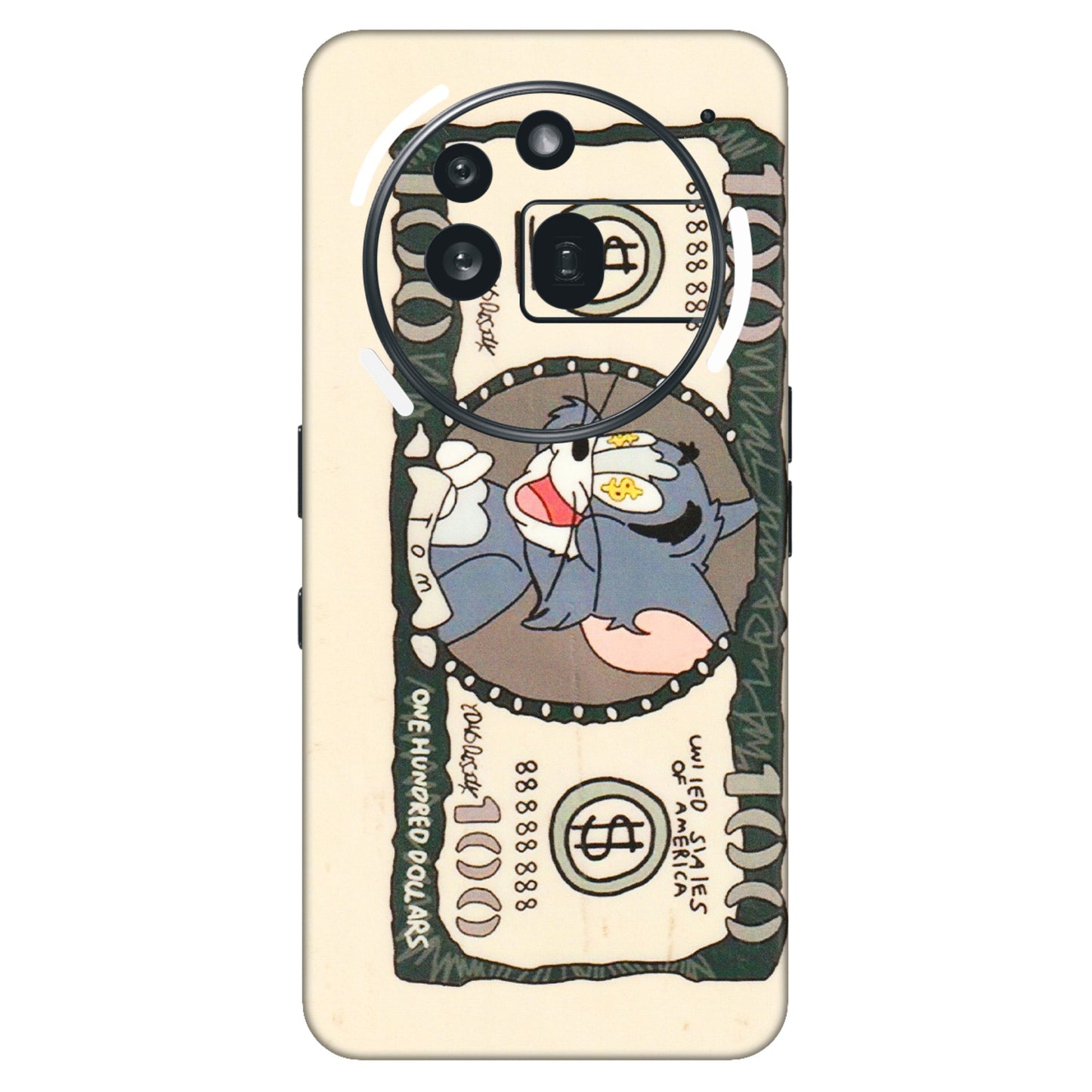 Nothing Phone Skins (All Models) - Tranzy Series One Hundred Dollar Tom - Transparent Finish (T-16) Nothing Phone 3A Pro