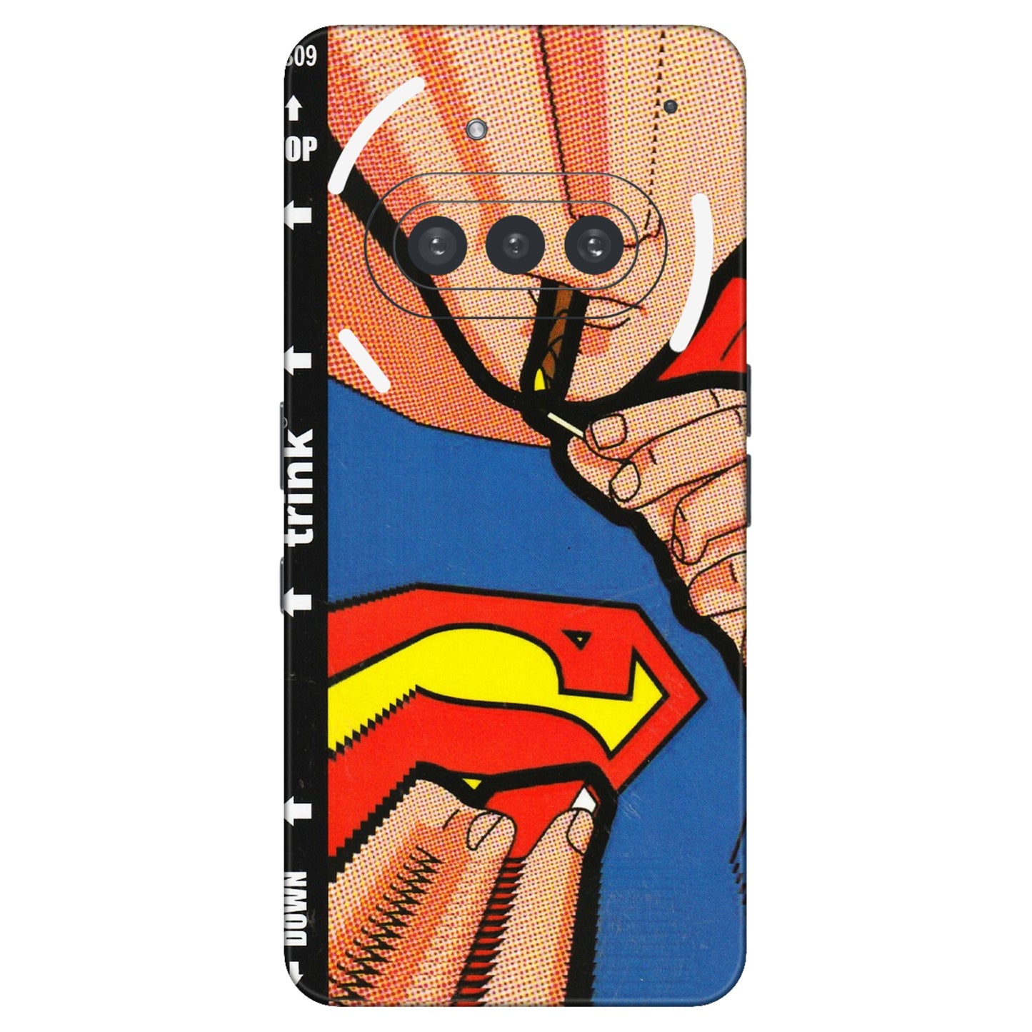 Nothing Phone Skins (All Models) - Superman Sutta - 3D Embossed Finish (L-130) Nothing Phone 3A