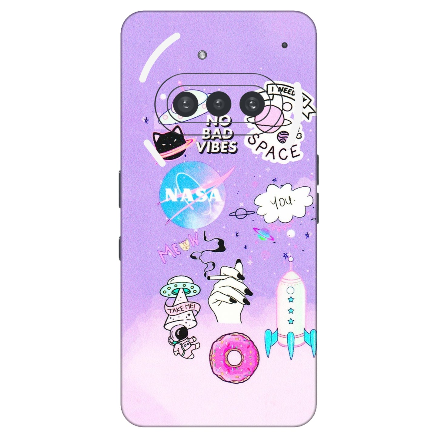 Nothing Phone Skins (All Models) - I Need My Nasa Skin - 3D Embossed Finish (L-149) Nothing Phone 3A
