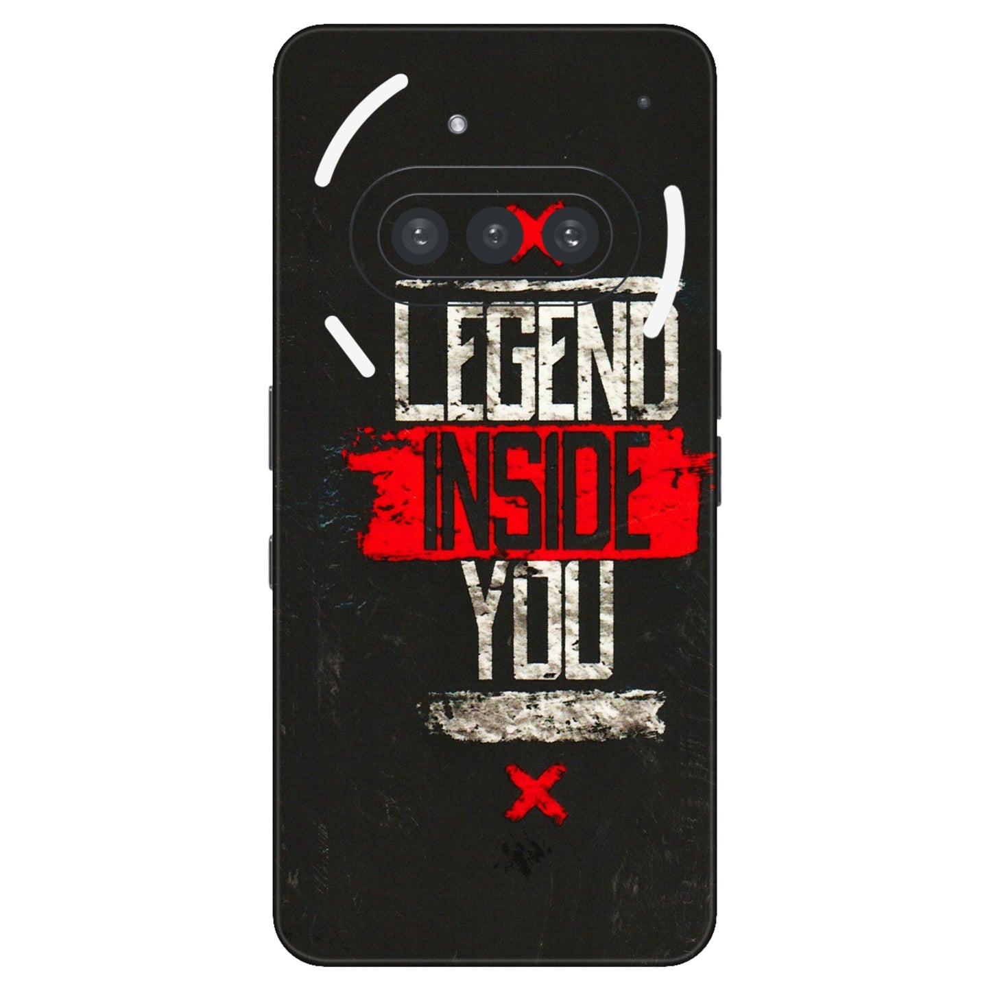 Nothing Phone Skins (All Models) - Legend Inside You - 3D Embossed Finish (L-186) Nothing Phone 3A