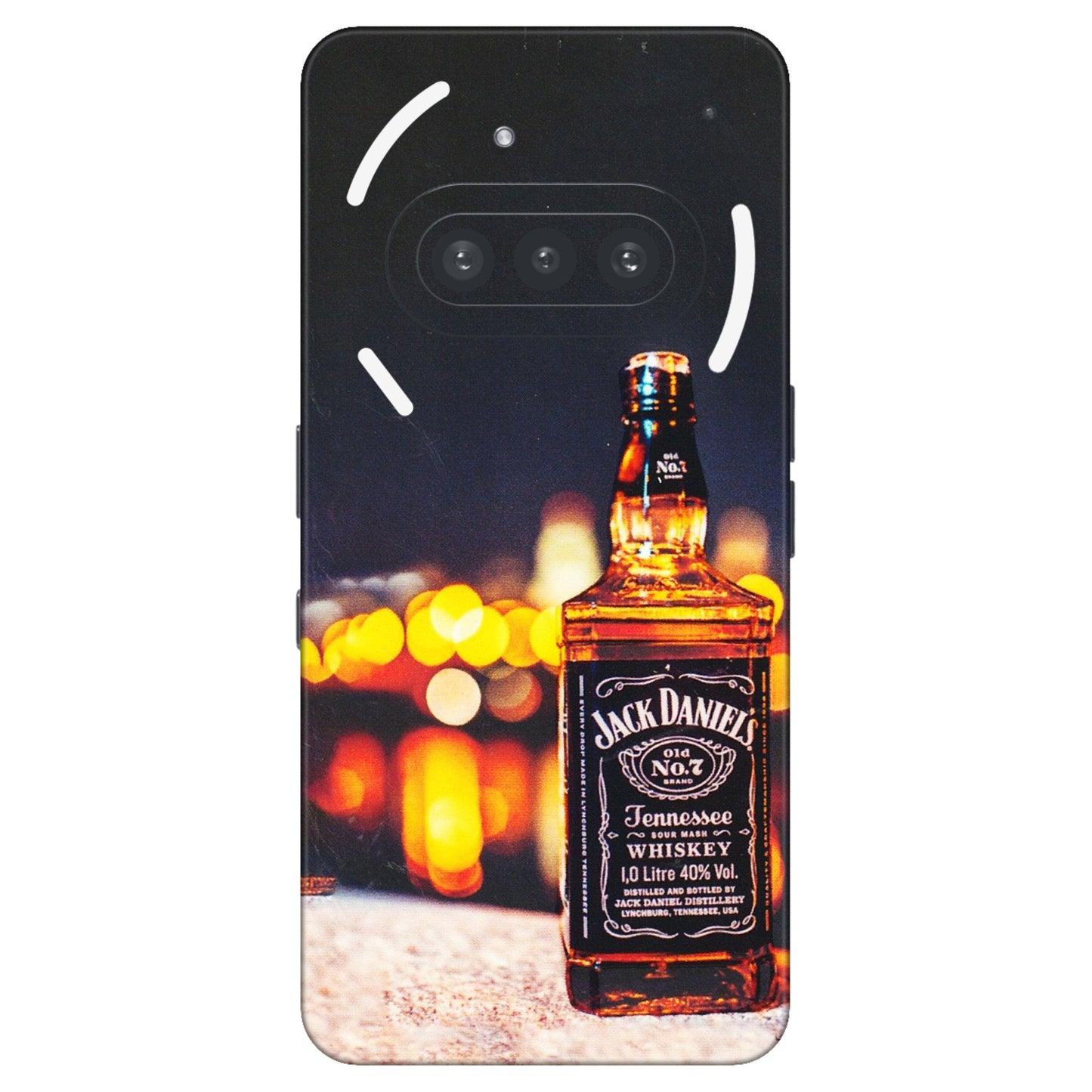 Nothing Phone Skins (All Models) - JD Whiskey Bottle - 3D Embossed Finish (L-20) Nothing Phone 3A