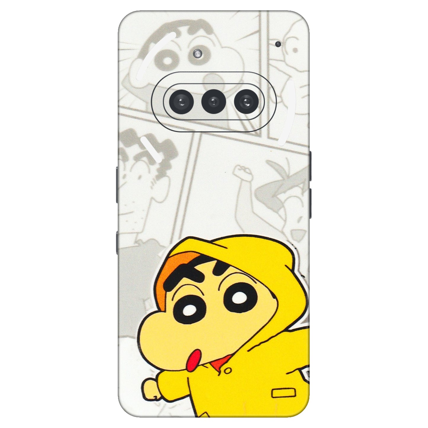 Nothing Phone Skins (All Models) - Yellow Shinchan Comic - 3D Embossed Finish (L-246) Nothing Phone 3A