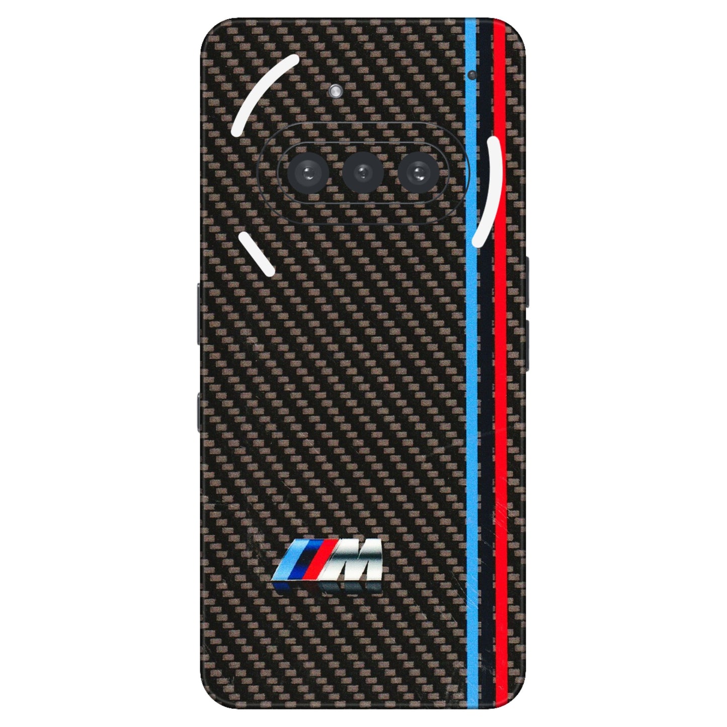 Nothing Phone Skins (All Models) - BM Carbon Fiber Feels - 3D Embossed Finish (L-38) Nothing Phone 3A