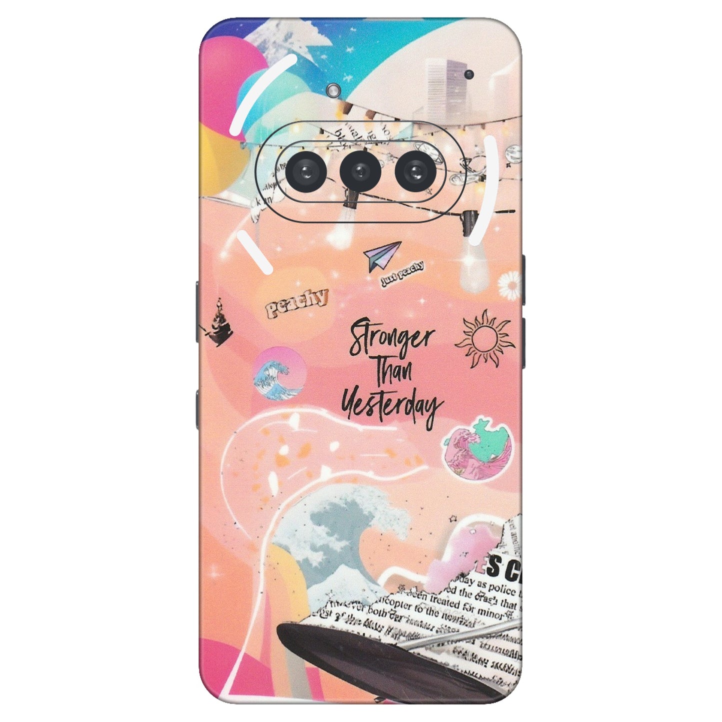 Nothing Phone Skins (All Models) - Stronger Then Yesterday - Matte Finish (M-128) Nothing Phone 3A