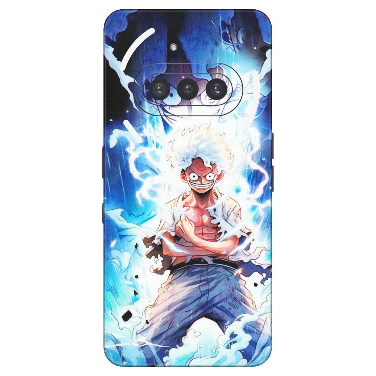 Nothing Phone Skins (All Models) - Blue Thunder Luffy Anime - Matte Finish (M-132) Nothing Phone 3A