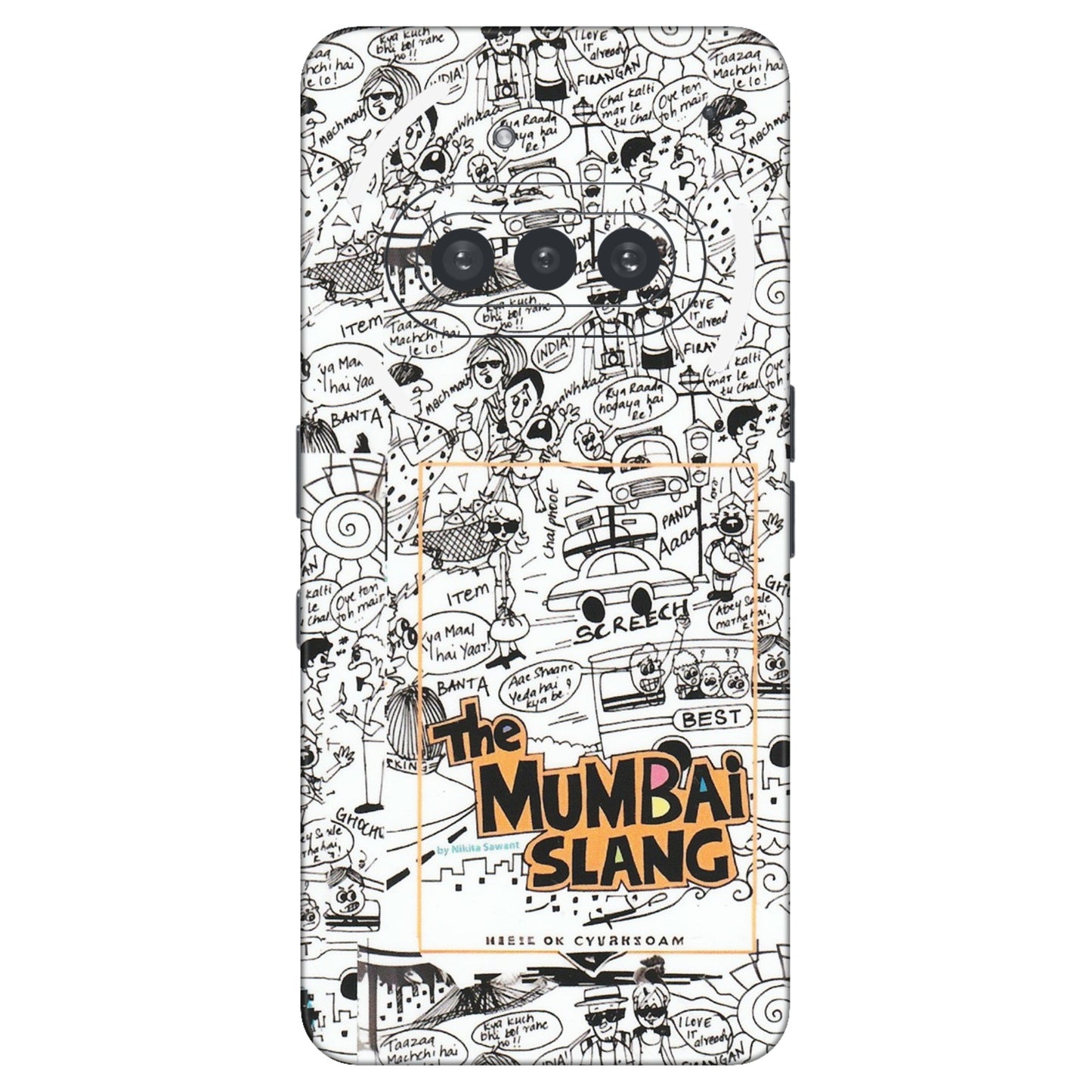 Nothing Phone Skins (All Models) - The Mumbai Slang - Matte Finish (M-142) Nothing Phone 3A
