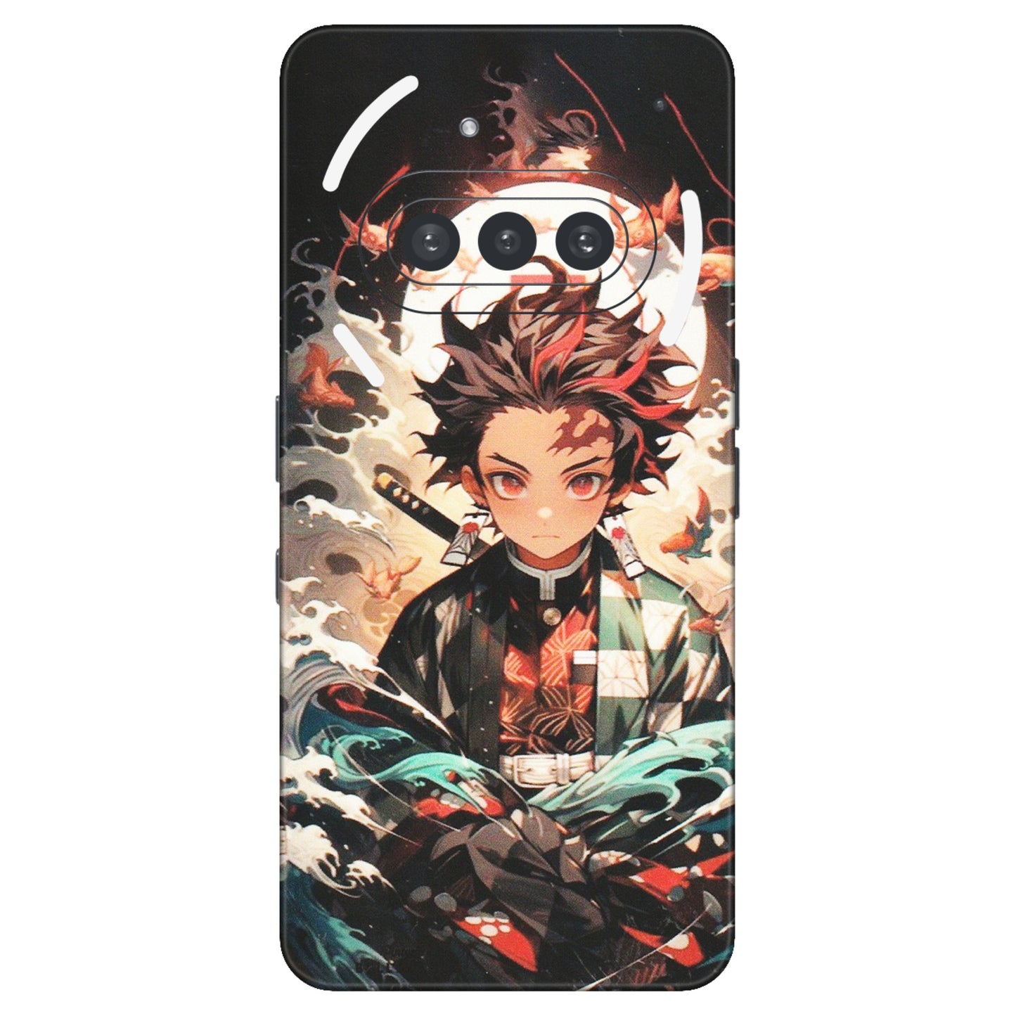 Nothing Phone Skins (All Models) - Tanjiro Demon Slayer Anime - Matte Finish (M-158) Nothing Phone 3A