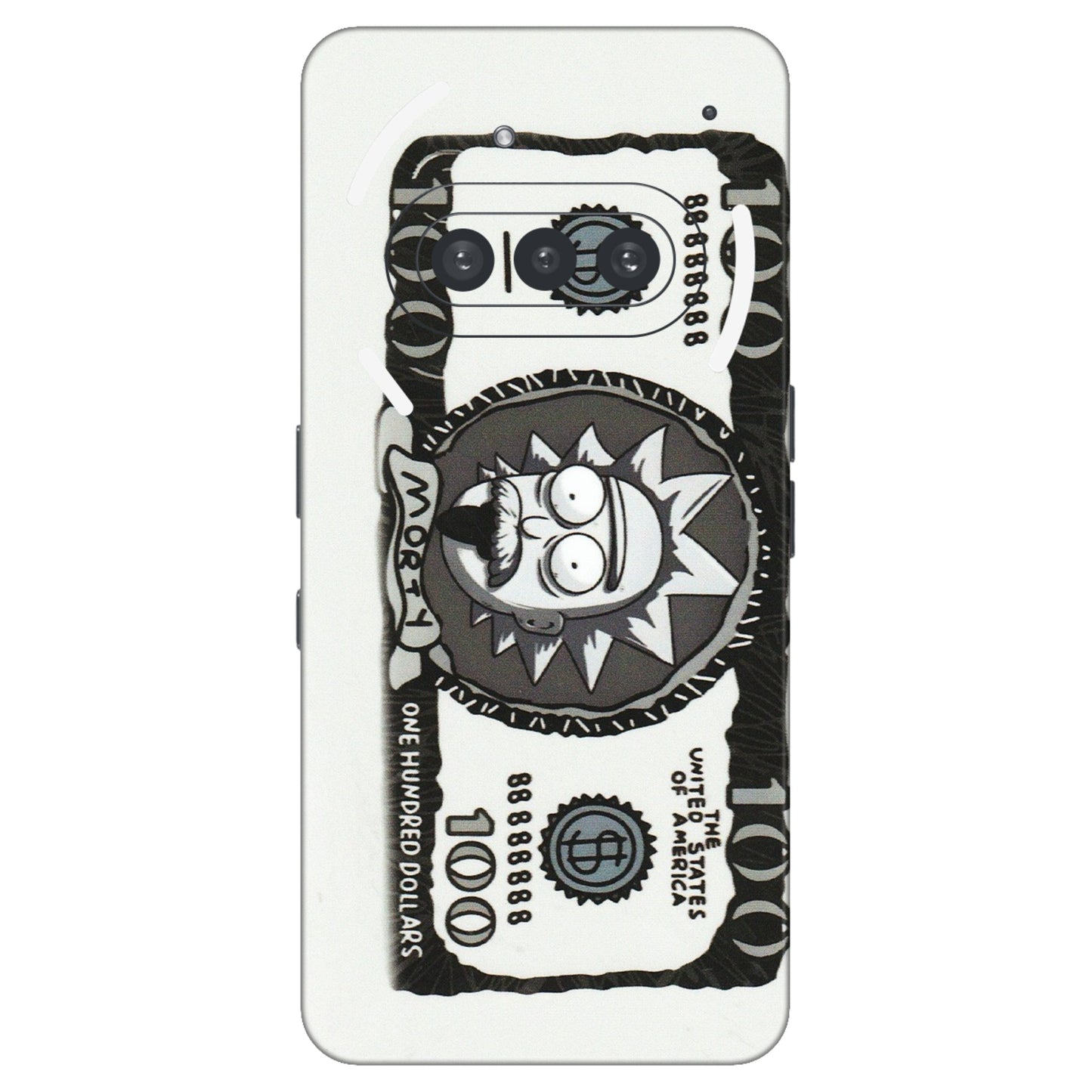 Nothing Phone Skins (All Models) - Rick And Morty Hundred Dollar Anime - Matte Finish (M-161) Nothing Phone 3A