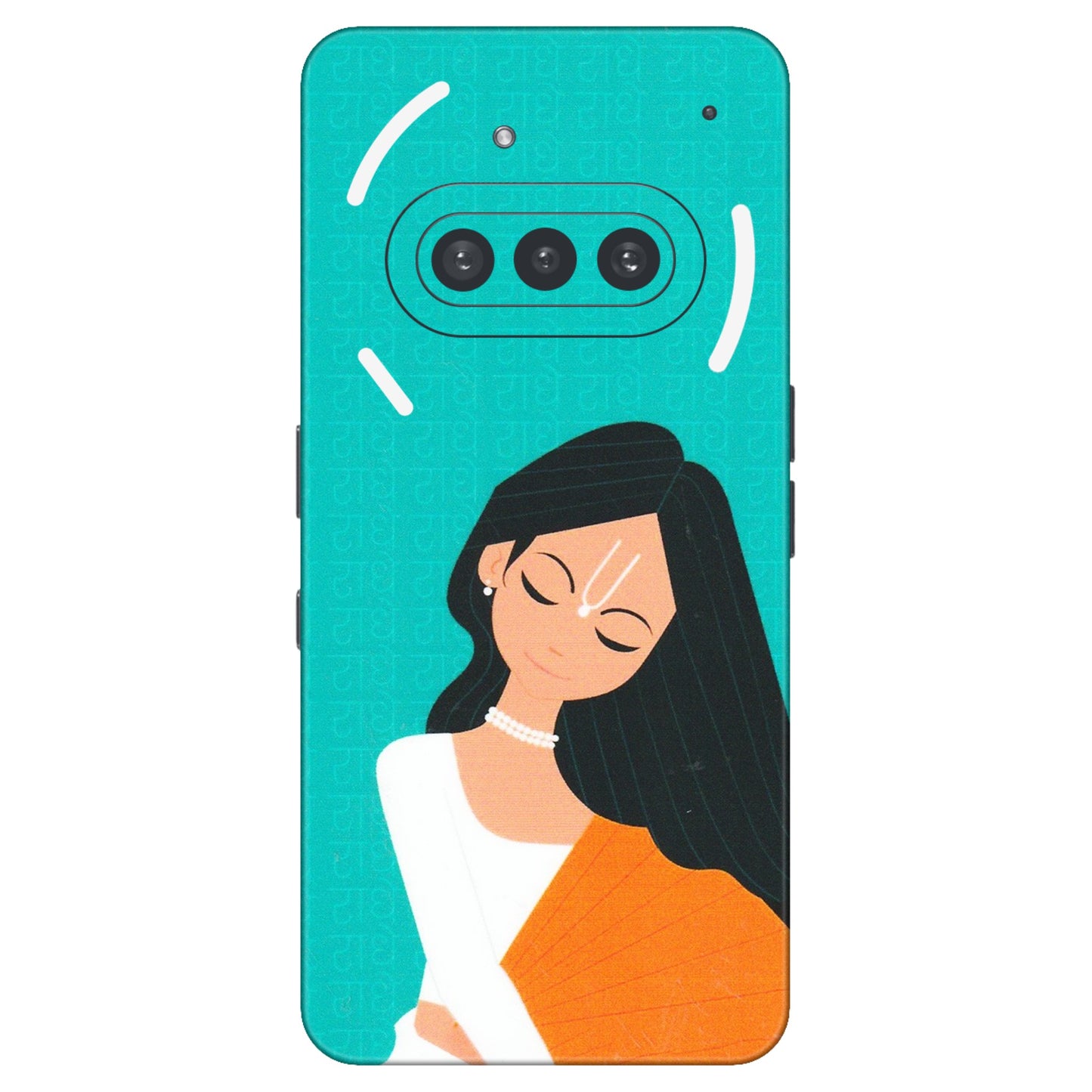 Nothing Phone Skins (All Models) - Radhe Radhe With Hindu Symbol - Matte Finish (M-164) Nothing Phone 3A