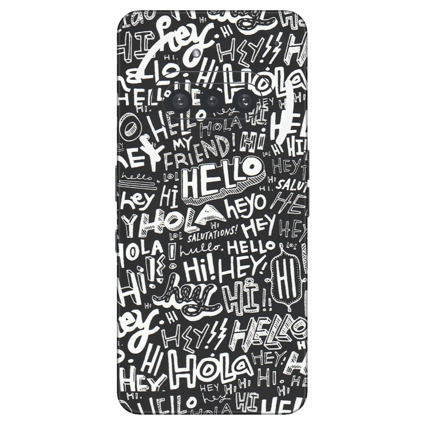 Nothing Phone Skins (All Models) - Hi Hello Doodles - Matte Finish (M-25) Nothing Phone 3A