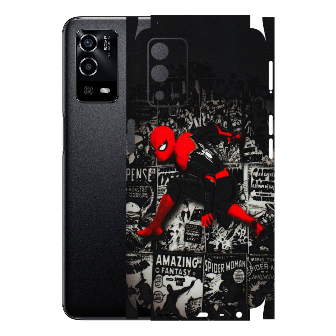 Oppo Phone Skins (All Models) - SpiderMan New - 3D Embossed Finish (L-162) Oppo A55 4G