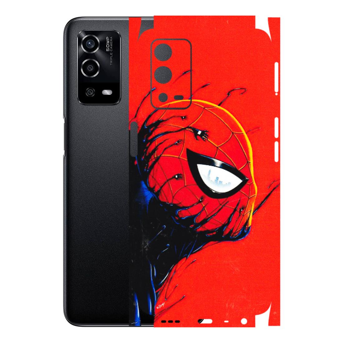 Oppo Phone Skins (All Models) - Spiderman Face Venom - 3D Embossed Finish (L-165) Oppo A55 4G