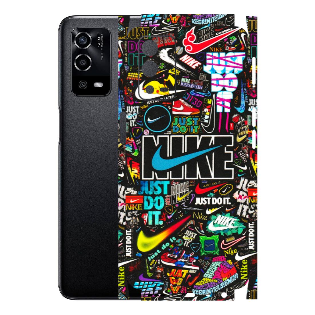 Oppo Phone Skins (All Models) - Just Do It Doodles - 3D Embossed Finish (L-166) Oppo A55 4G