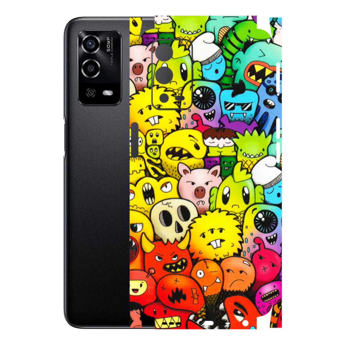 Oppo Phone Skins (All Models) - Angry Funkies - 3D Embossed Finish (L-169) Oppo A55 4G