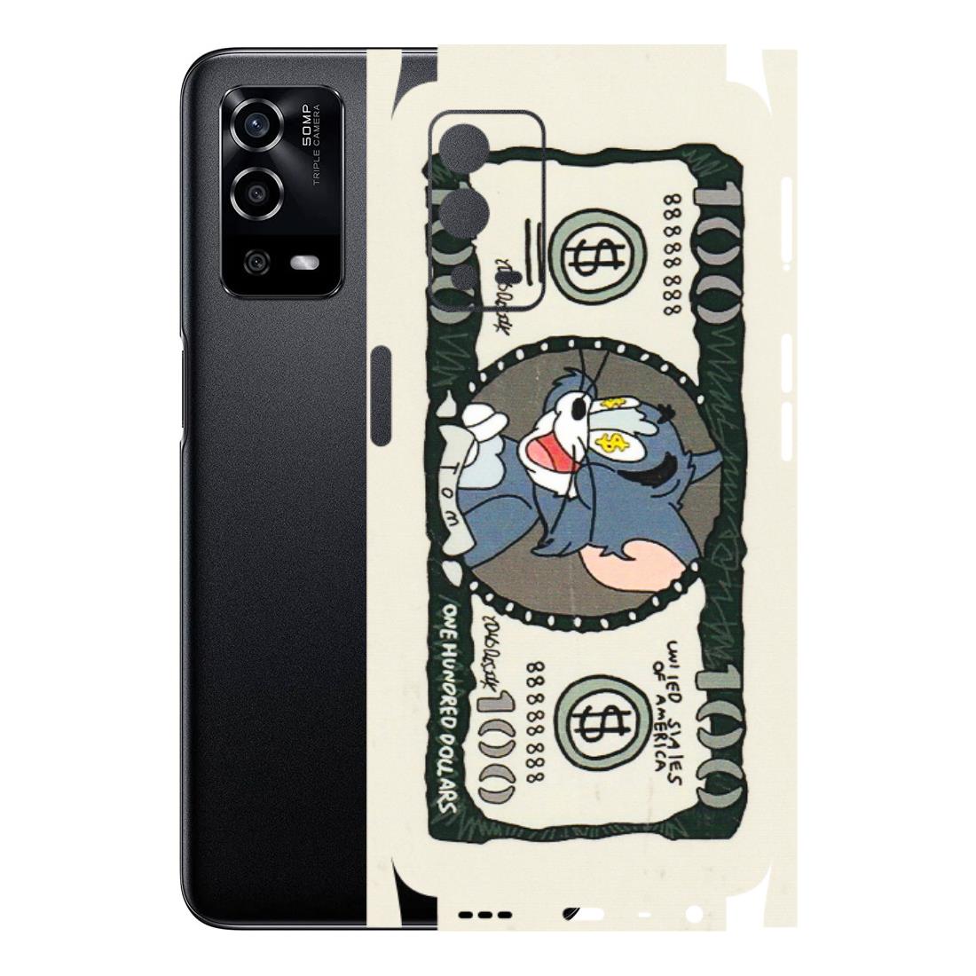 Oppo Phone Skins (All Models) - Tom Hundred Dollar - 3D Embossed Finish (L-324) Oppo A55 4G