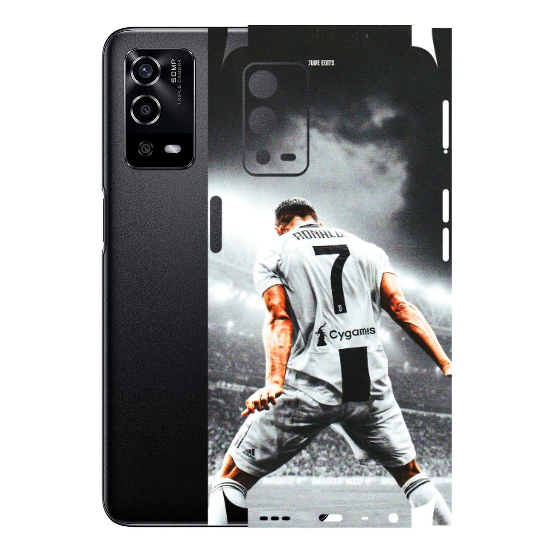 Oppo Phone Skins (All Models) - Ronaldo CR7 Crazy - 3D Embossed Finish (L-44) Oppo A55 4G