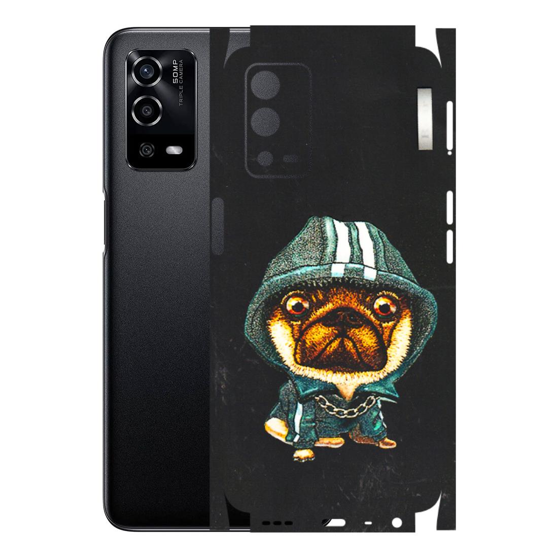 Oppo Phone Skins (All Models) - Puppy N Hoodie - 3D Embossed Finish (L-90) Oppo A55 4G