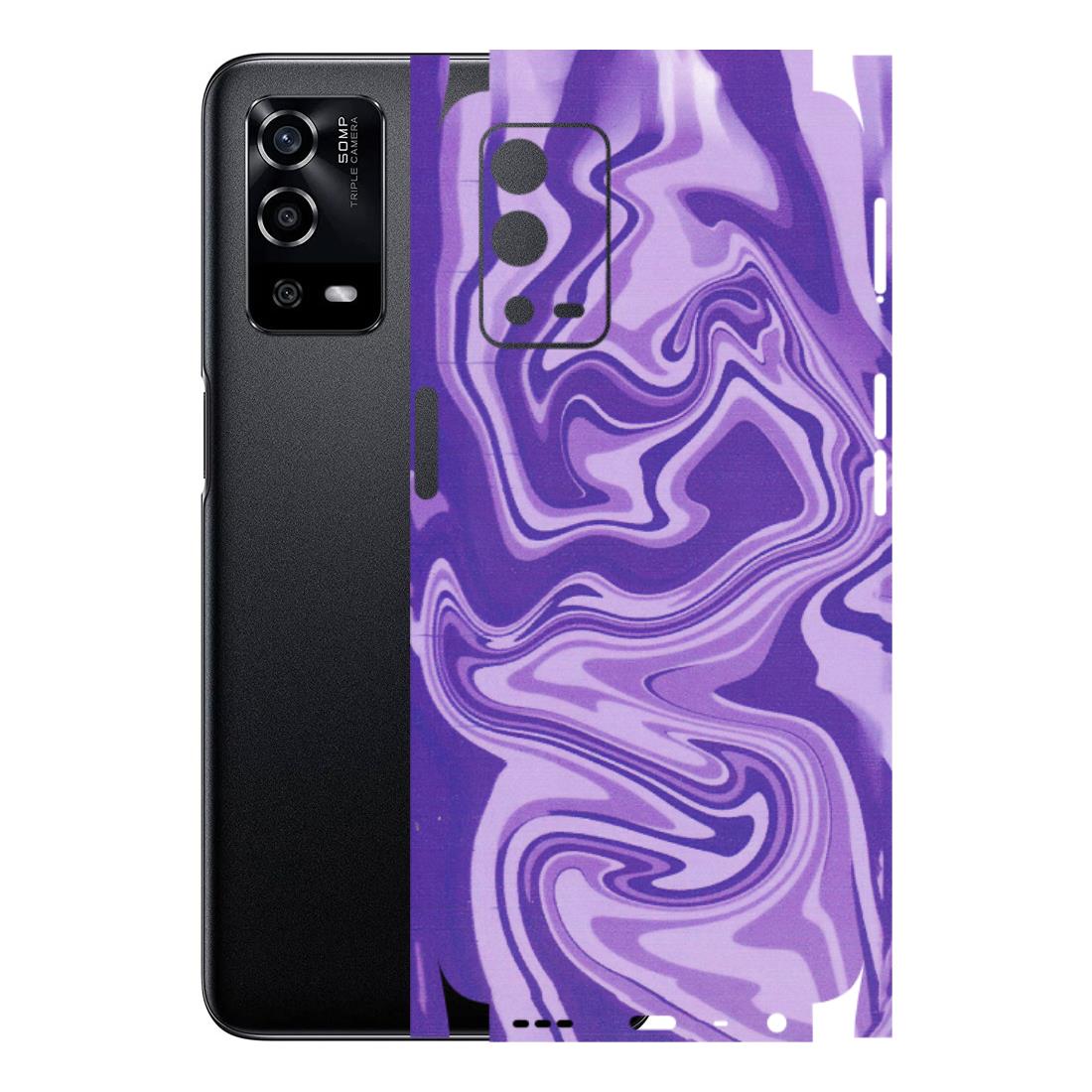 OPPO Phone Skins (All Models) - Hazy Purple Nights - Matte Finish (M-14) Oppo A55 4G