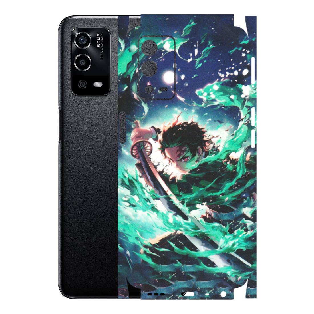 OPPO Phone Skins (All Models) - Sword Fighter Anime - Matte Finish (M-29) Oppo A55 4G
