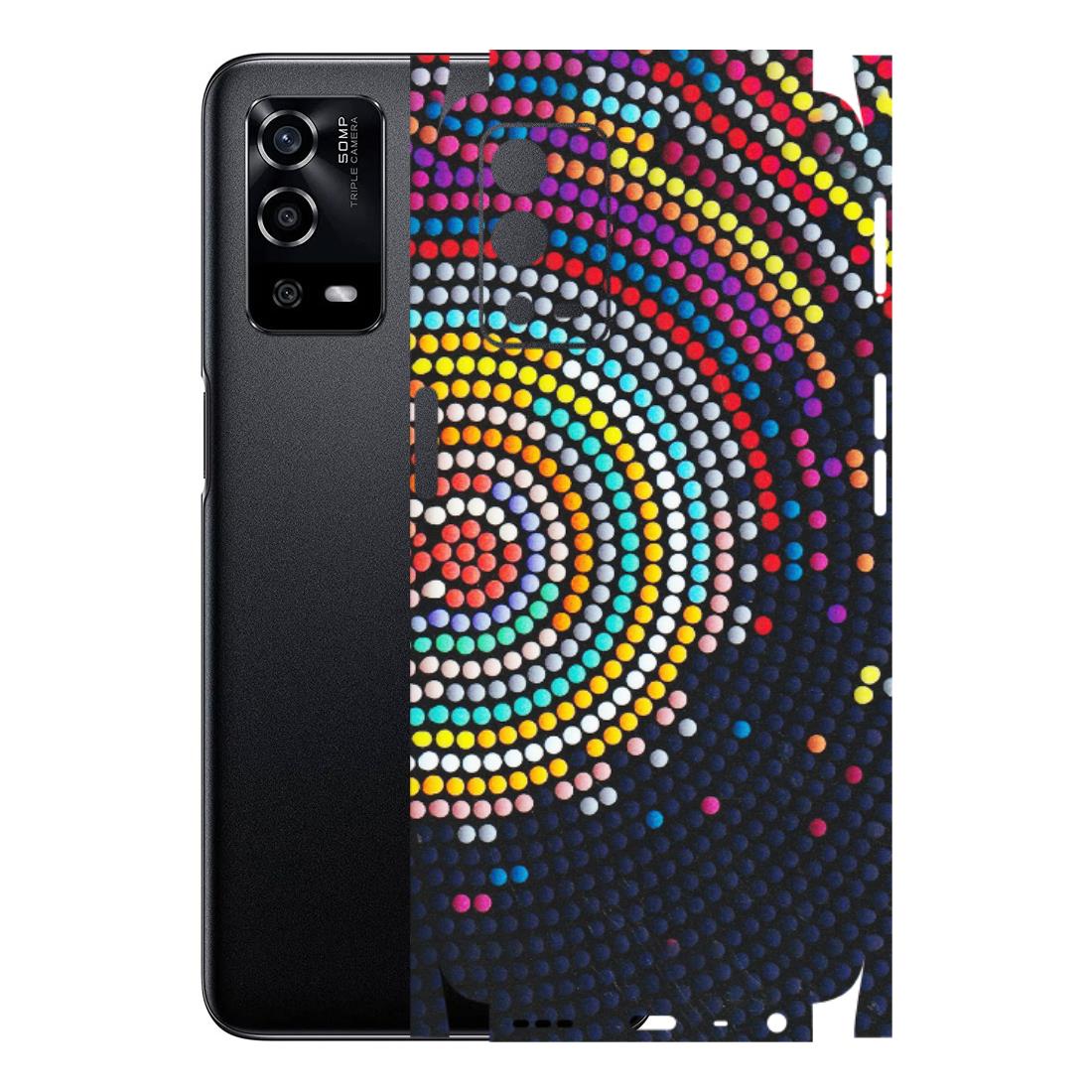 OPPO Phone Skins (All Models) - Rainbow Dot Mandala - Matte Finish (M-97) Oppo A55 4G