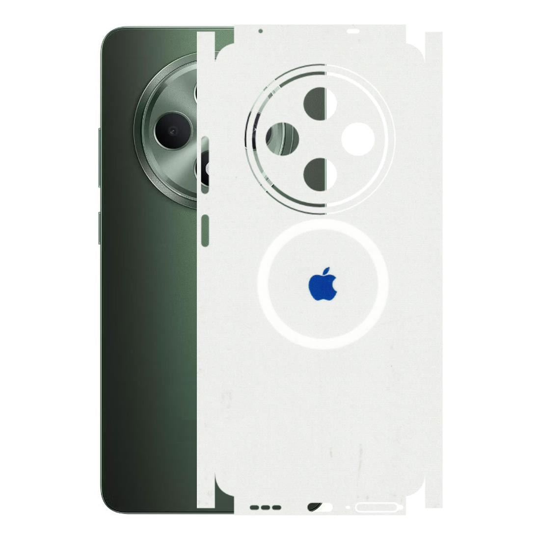 Oppo Phone Skins (All Models) - iPhone Magsafe Logo - 3D Embossed Finish (L-320) Oppo F27 5G