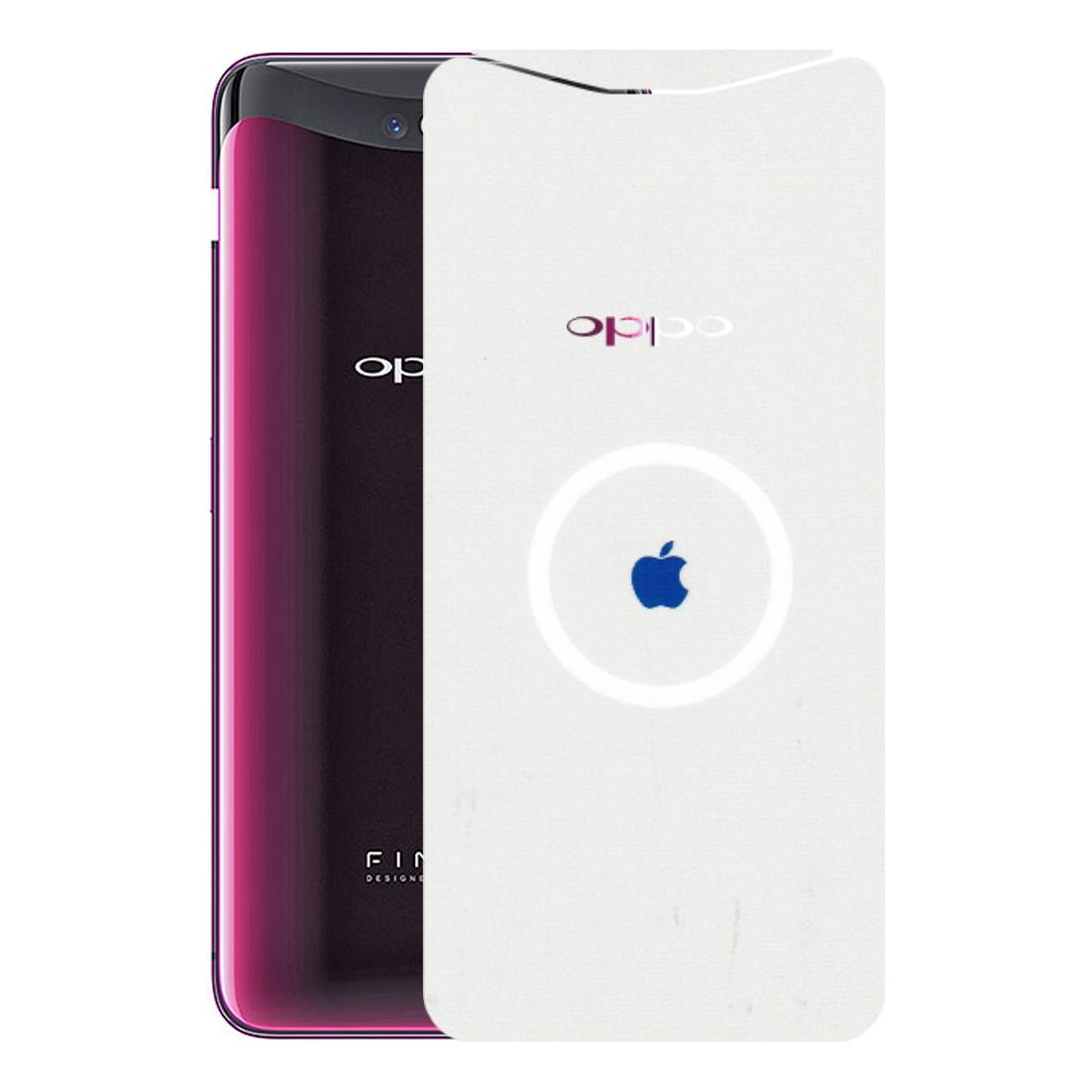 Oppo Phone Skins (All Models) - iPhone Magsafe Logo - 3D Embossed Finish (L-320) Oppo Find X