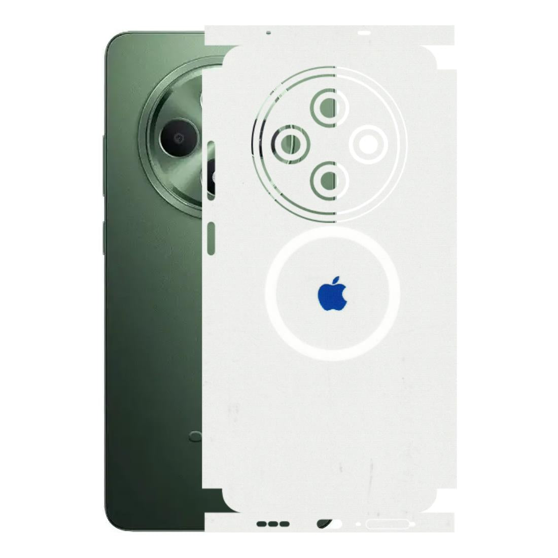 Oppo Phone Skins (All Models) - iPhone Magsafe Logo - 3D Embossed Finish (L-320) Oppo Reno 12F