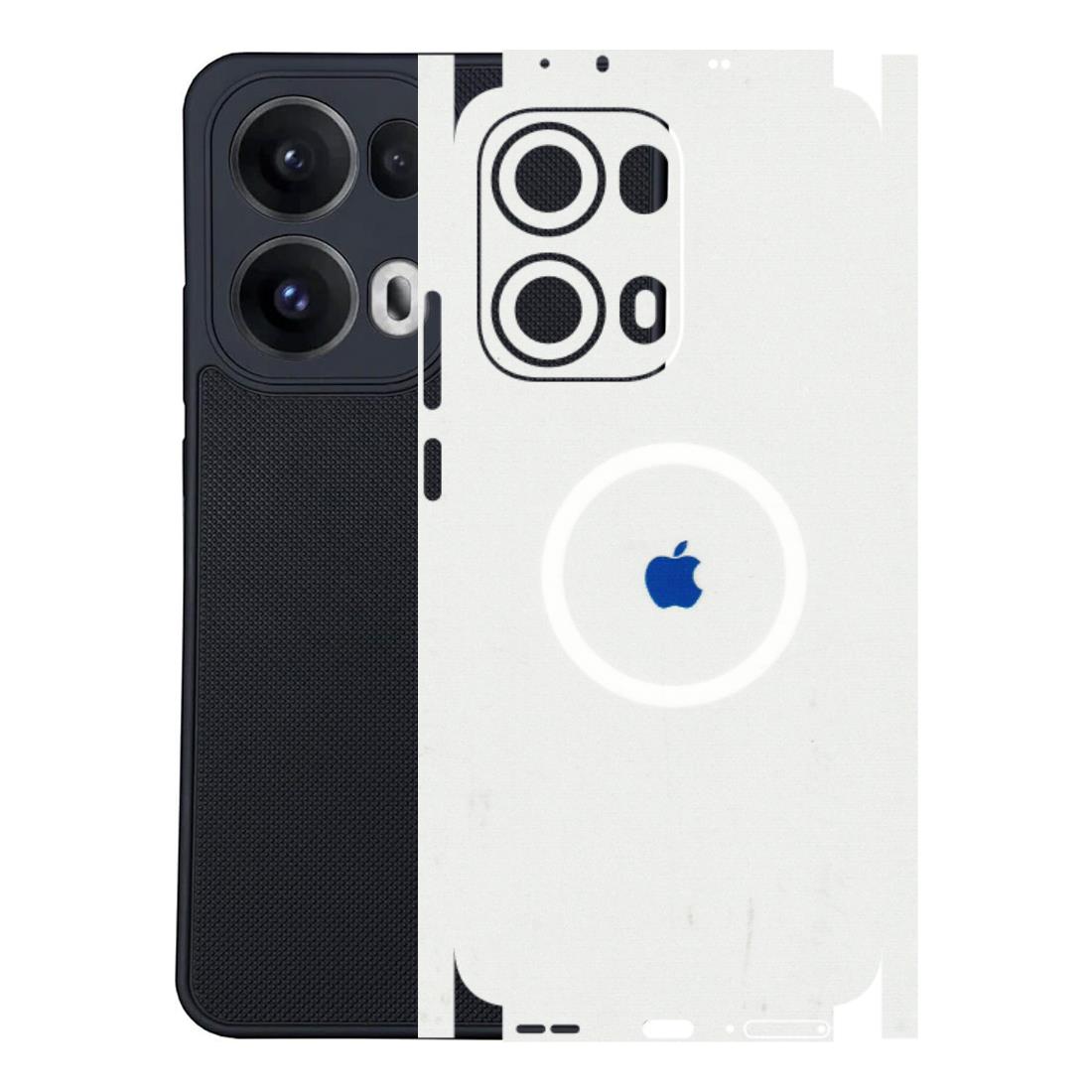 Oppo Phone Skins (All Models) - iPhone Magsafe Logo - 3D Embossed Finish (L-320) Oppo Reno 13 Pro 5G