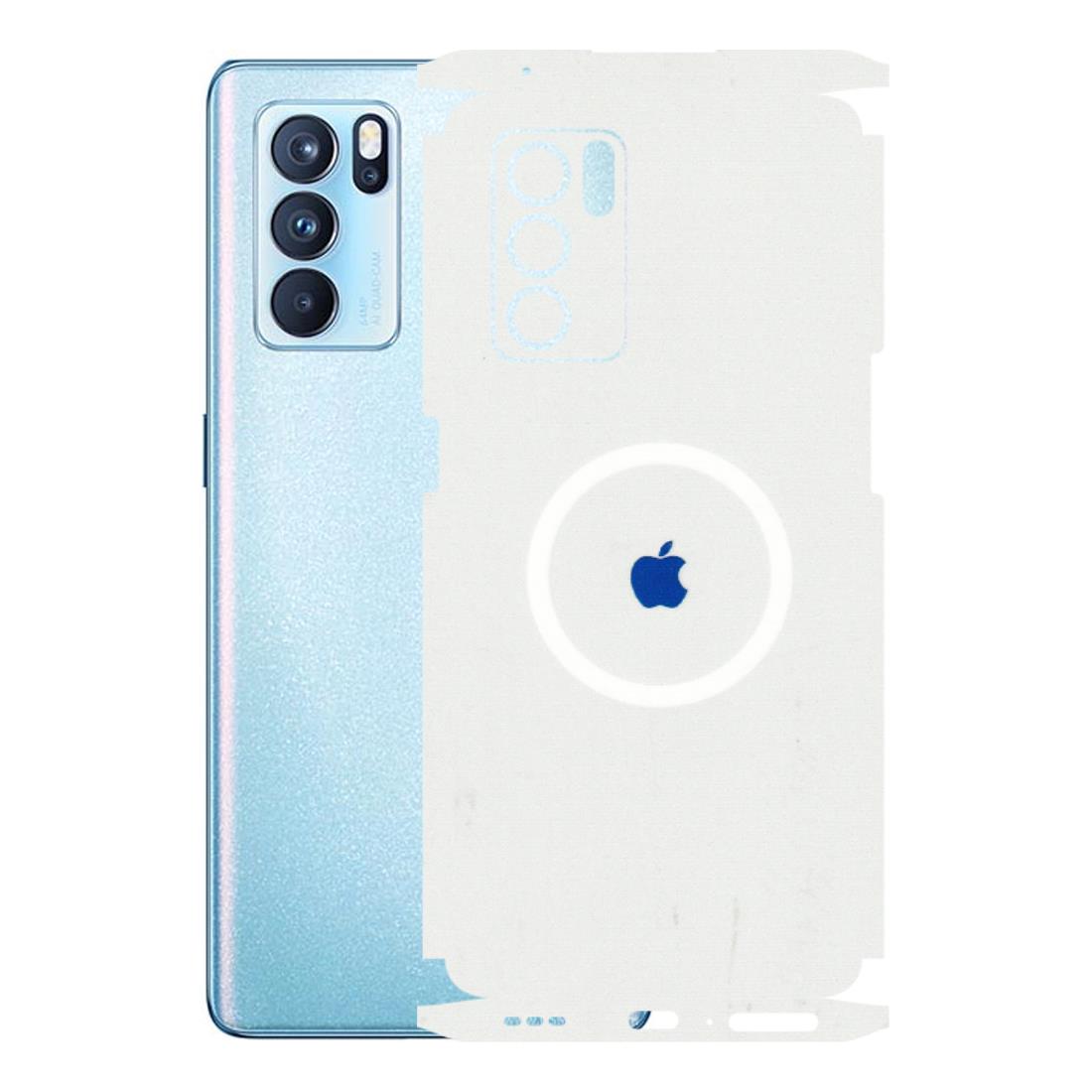 Oppo Phone Skins (All Models) - iPhone Magsafe Logo - 3D Embossed Finish (L-320) Oppo Reno 6 Pro 5G