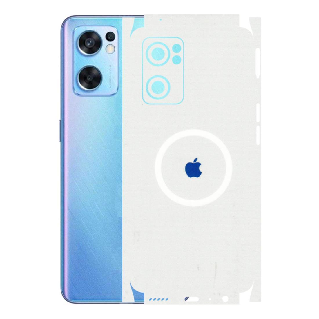 Oppo Phone Skins (All Models) - iPhone Magsafe Logo - 3D Embossed Finish (L-320) Oppo Reno 7 5G