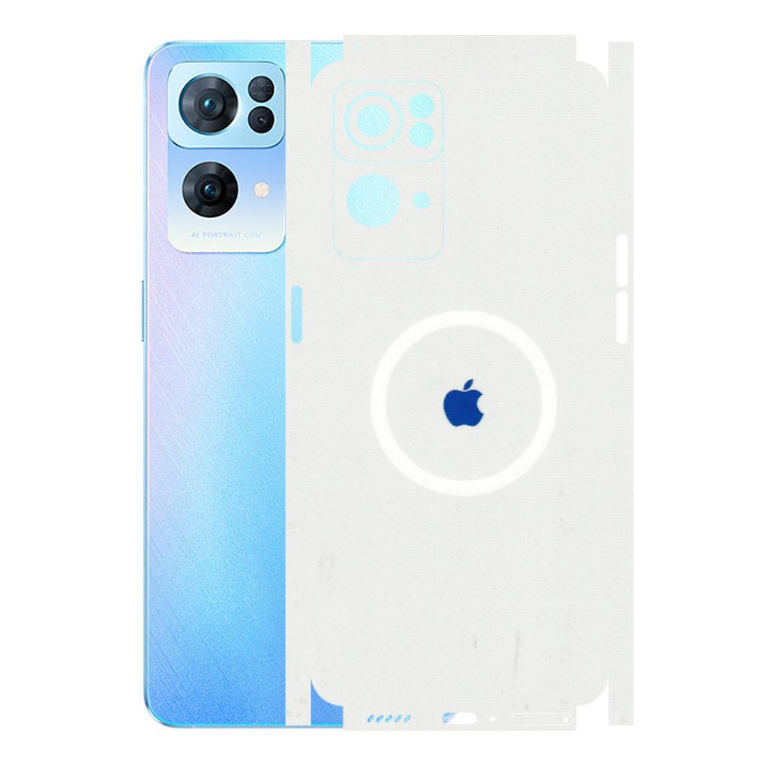 Oppo Phone Skins (All Models) - iPhone Magsafe Logo - 3D Embossed Finish (L-320) Oppo Reno 7 Pro 5G