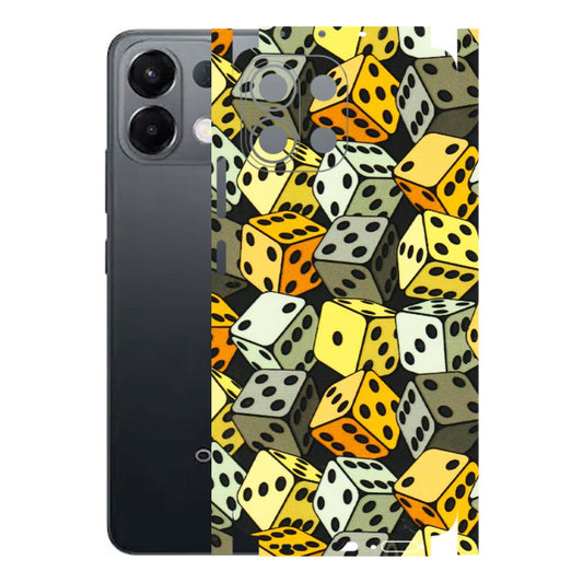 OPPO Phone Skins 2025 (All Models) - Dices Of Life - 3D Embossed Finish (L-04) Oppo K13 5G